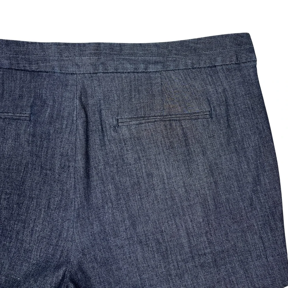 Banana Republic Factory Hampton Fit Chino Shorts 10P Dark Wash Stretch Denim
